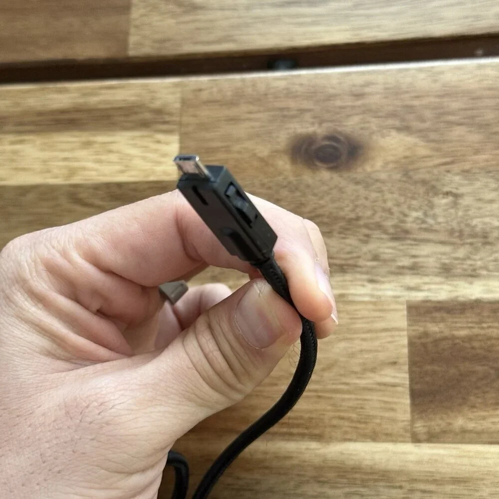 Xbox One Power A Wired Video Game Controller Black  1519265-01 w Breakaway Cable